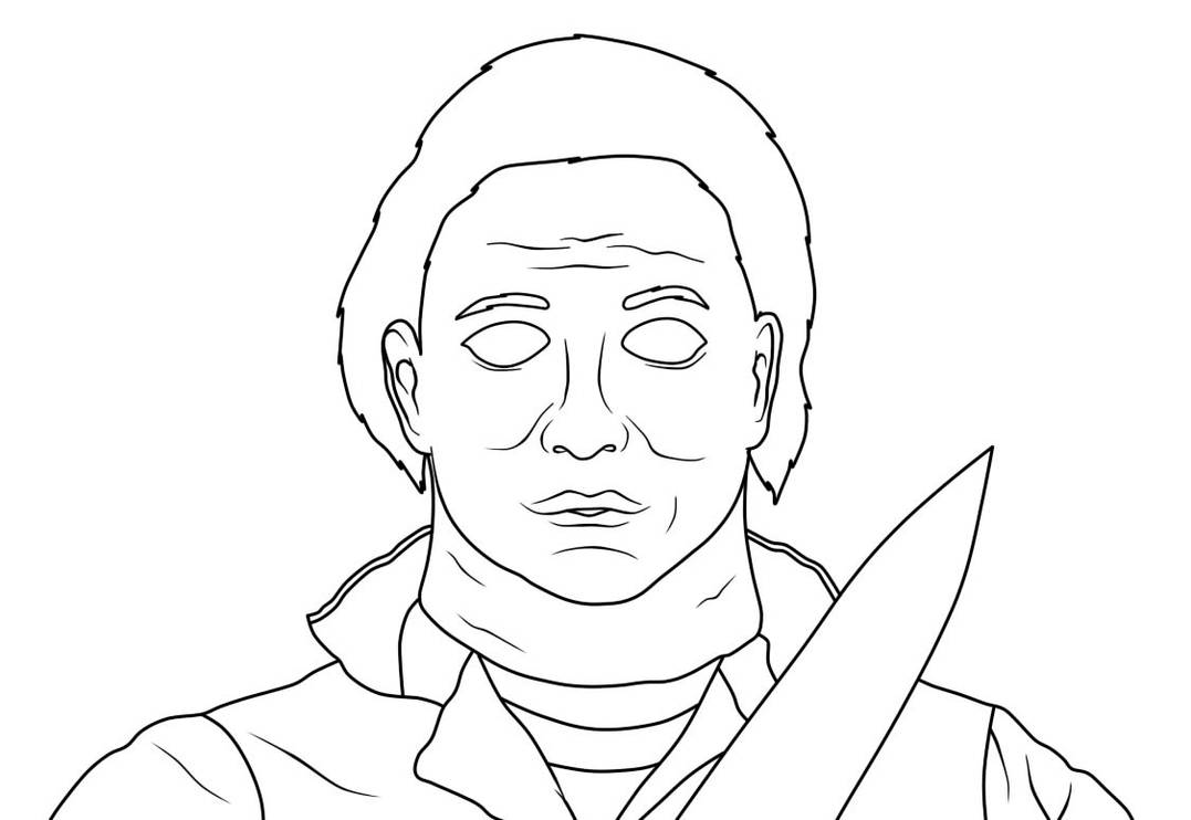 Michael myers coloring pages by coloringpageswk on