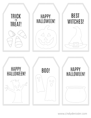 Cindy derosier my creative life printable halloween tags to color