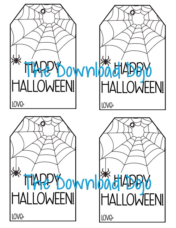 Colorable halloween halloween gift tags halloween bag tags happy halloween diy halloween bags trick or treat halloween halloween tags