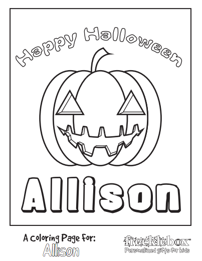 Free personalized printable coloring pages