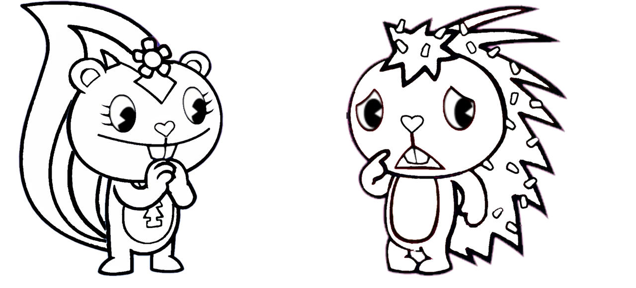 Color happy tree friends by uwuponpmlphtf on