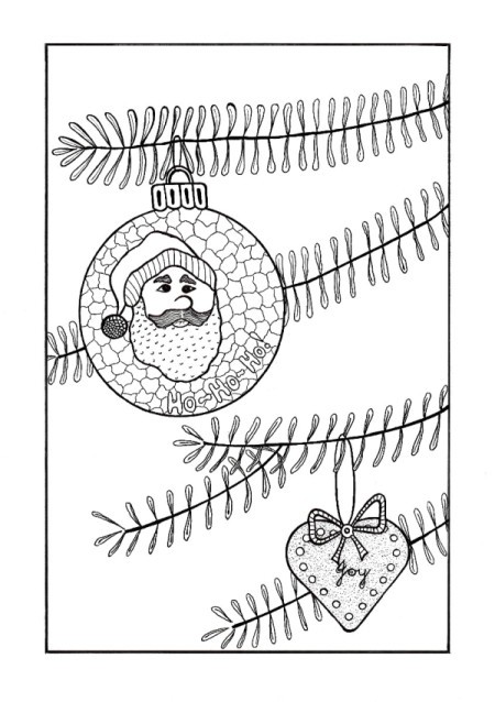 Christmas joy adult coloring page my frugal christmas