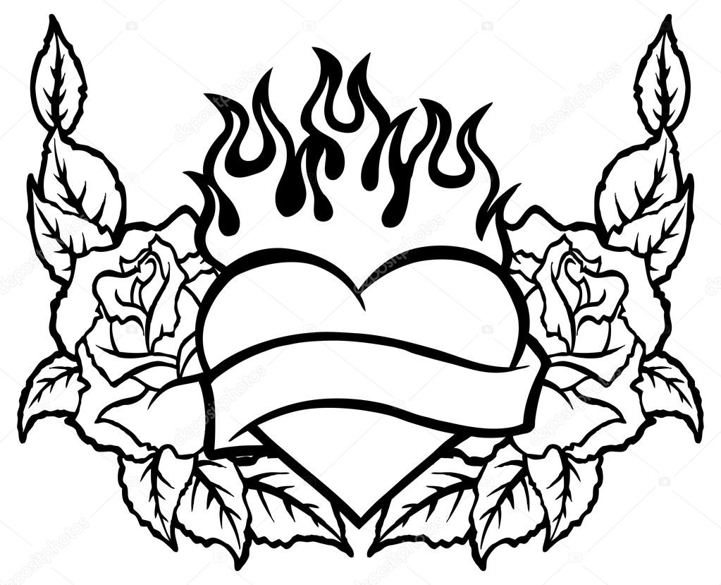 Smoking heart stock vector by scotferdon