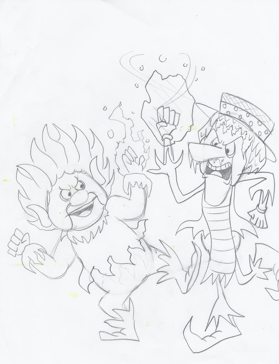 Heat miser and cold miser by luffythewerehog on
