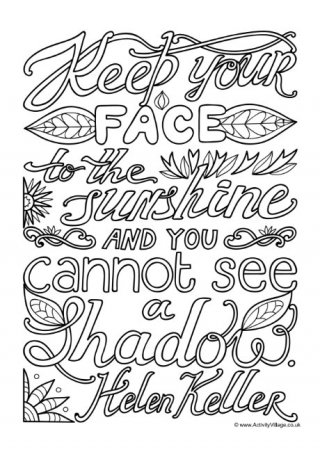 Helen keller louring page