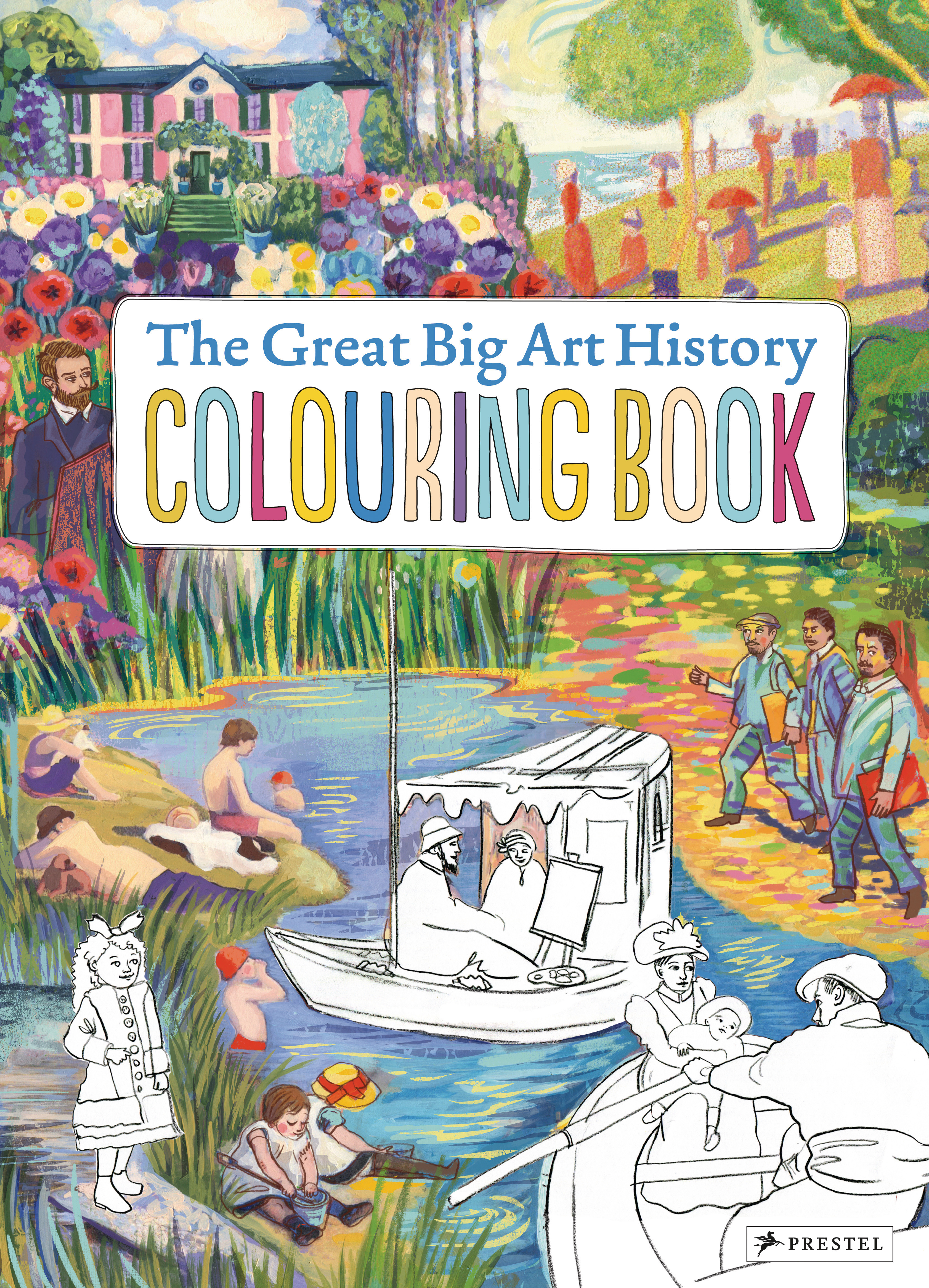 The great big art history colouring book prestel publishing paperback