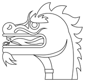 Chinese dragon coloring pages free coloring pages