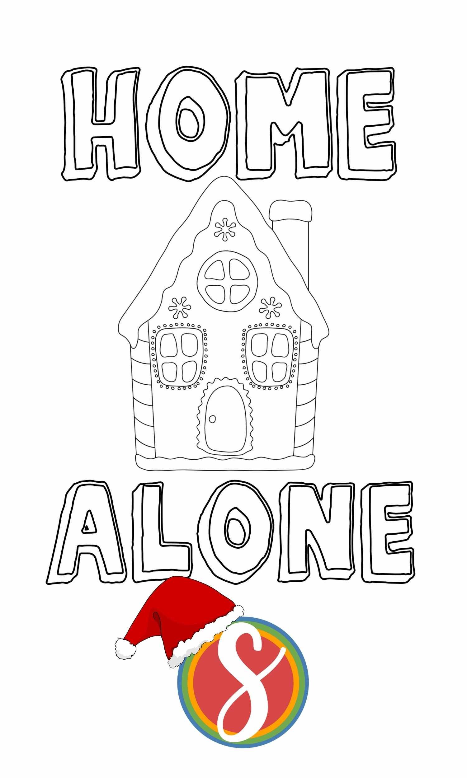 Free home alone coloring pages â stevie doodles