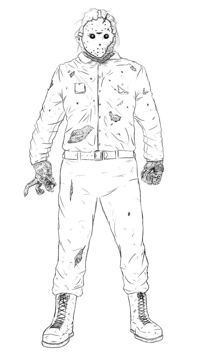Michael myers coloring pages by coloringpageswk on