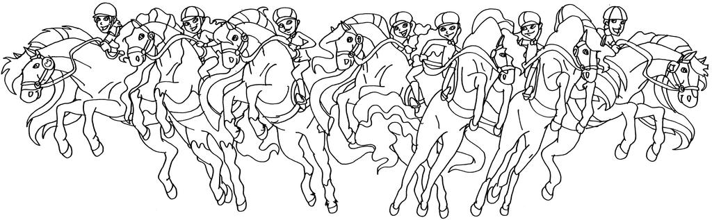 Horseland all riders and horses by elfkena on