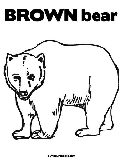 Brown bear coloring page bear coloring pages animal coloring pages coloring pages
