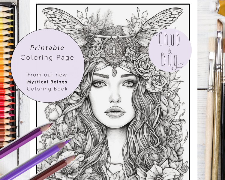 Free coloring pages â chub and bug illustration wall art and school supplies for kids and babies