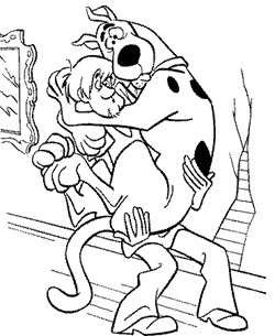 Scooby doo coloring pages all kids network