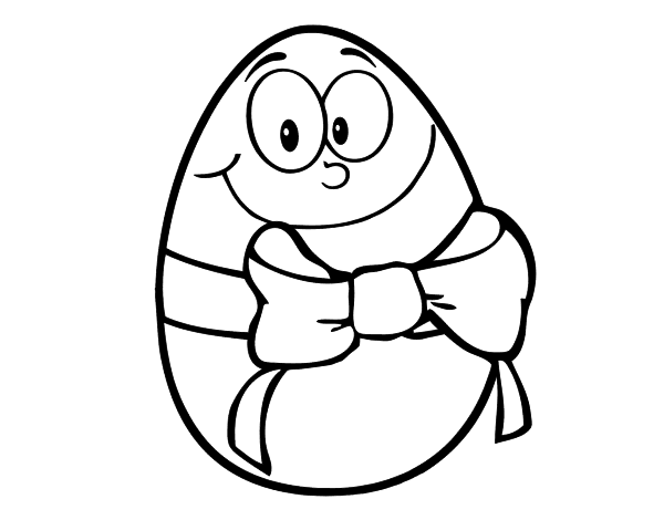 Huevos de pascua para colorear
