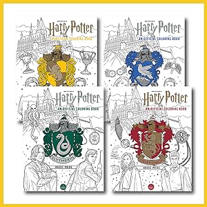 Harry potter hufflepuff house pride the official coloring book gifts books for harry potter fans adult coloring books insight editions books