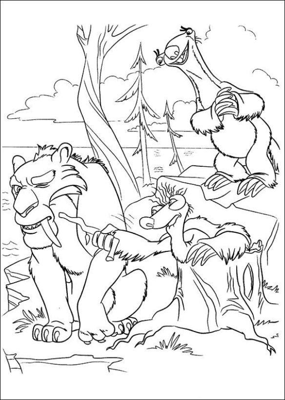Ice age coloring pages by coloringpageswk on