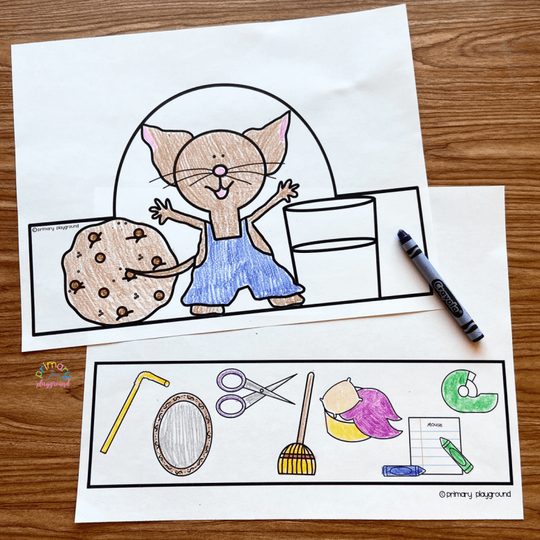Free printable mouse and cookie hat
