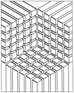 Optical illusions op art