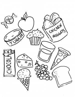 Pin by belen medina gonzalez on dibujos pa pint food coloring pages coloring pages for kids coloring pages