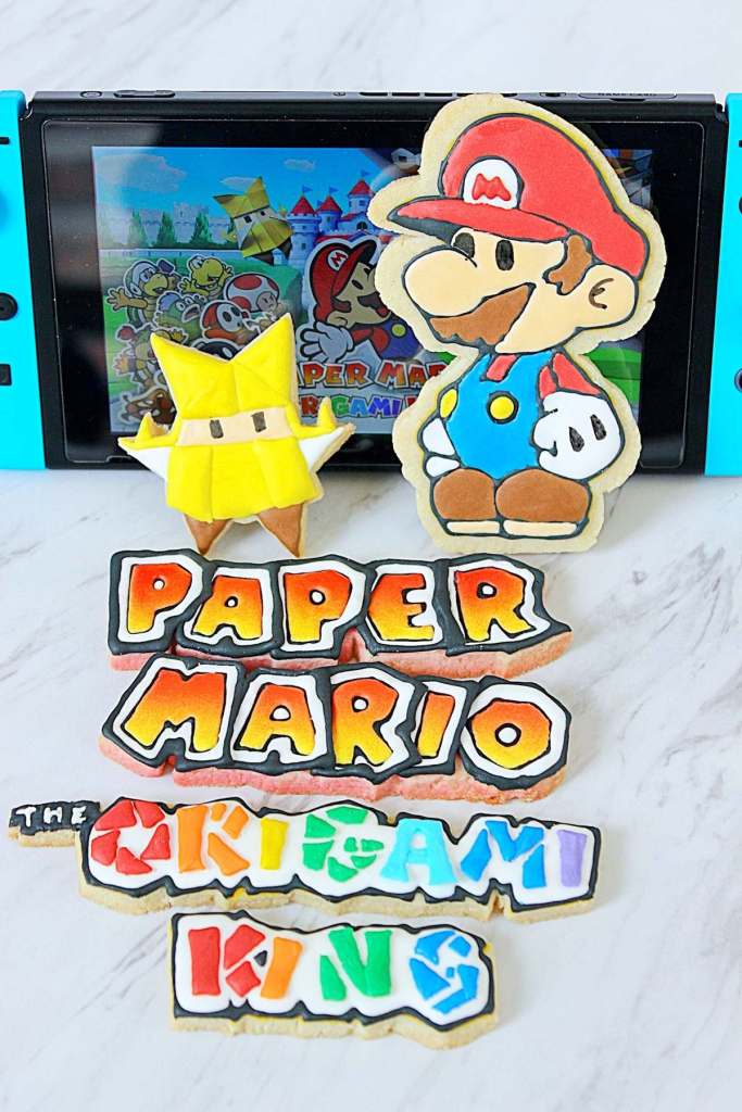 Paper mario the origami king sugar cookies