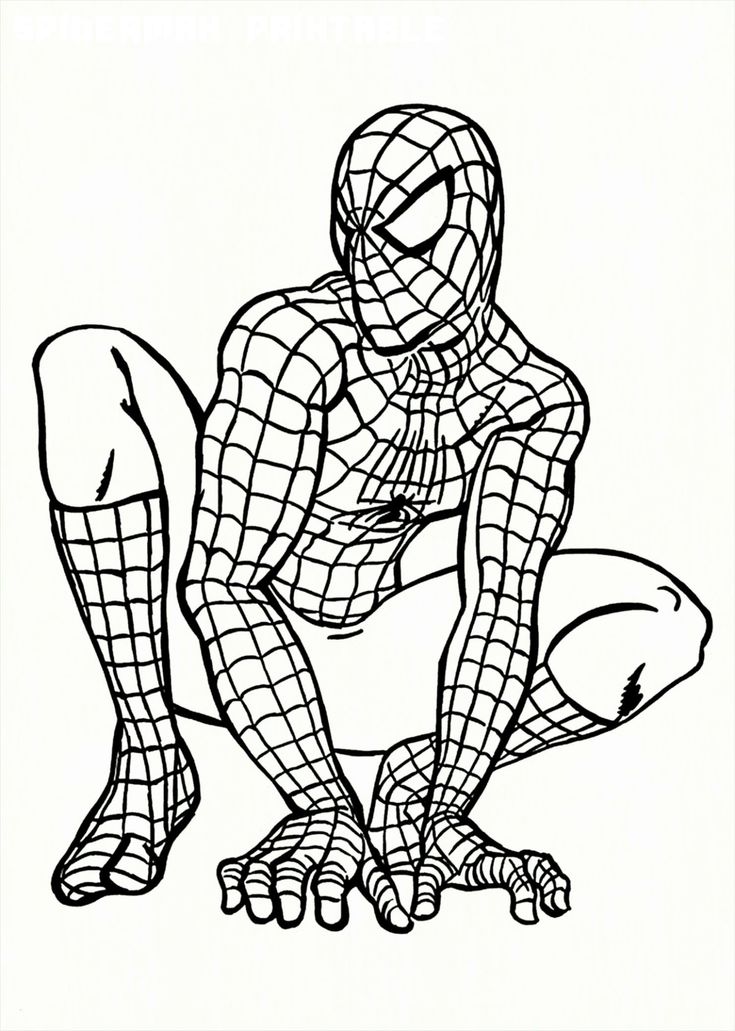 Spiderman printable pãginas para colorear lindas pãginas para colorear para imprimir spiderman dibujo para colorear