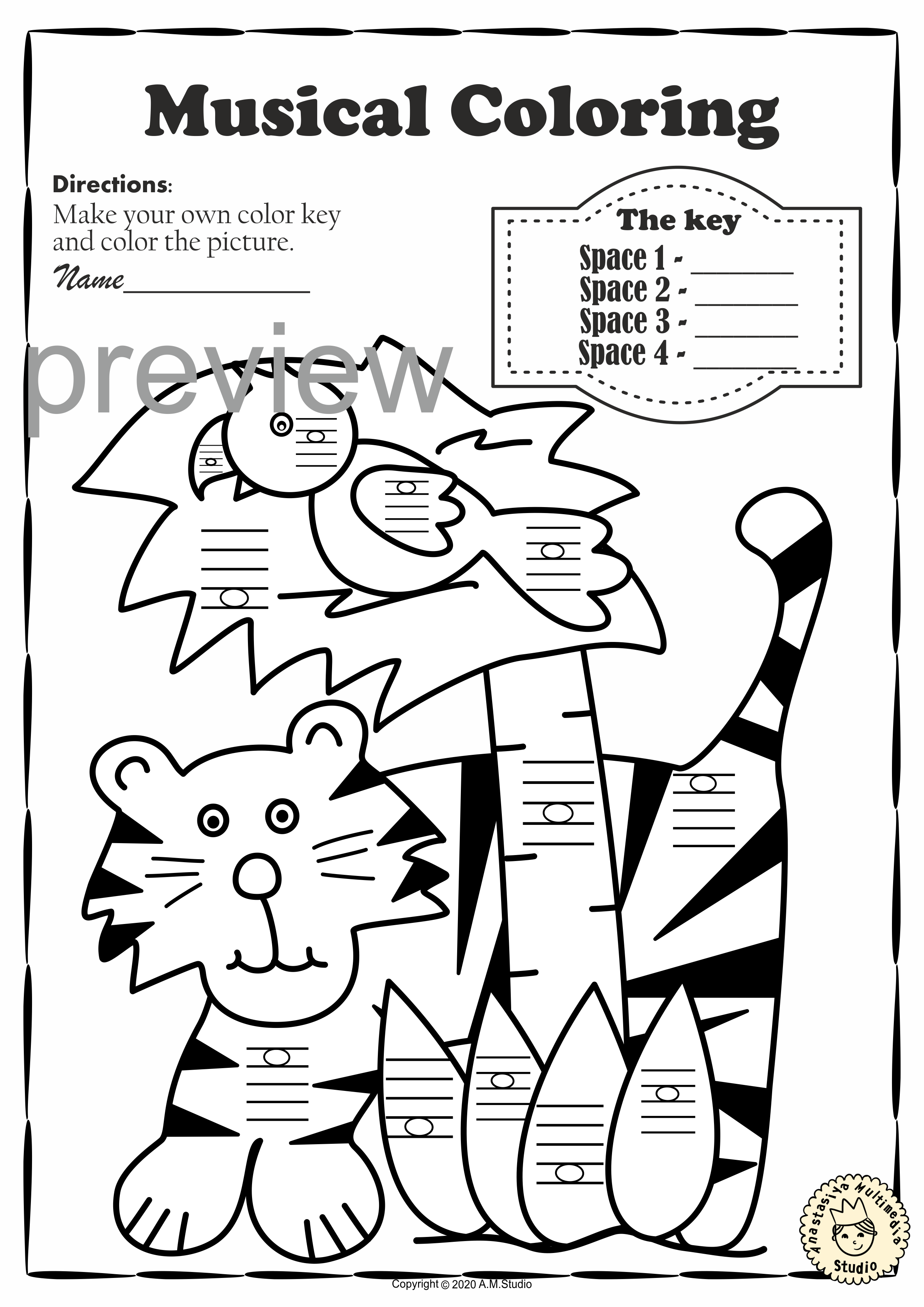 Summer music coloring pages lines and spaces coloring worksheets