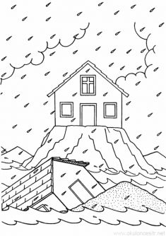 Dibujo de inundacion