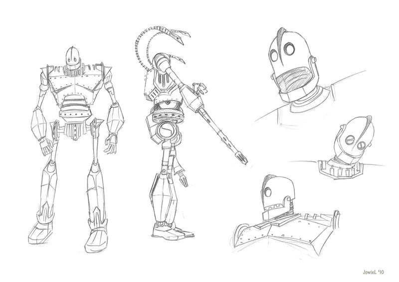The iron giant sketch by jowielimart on