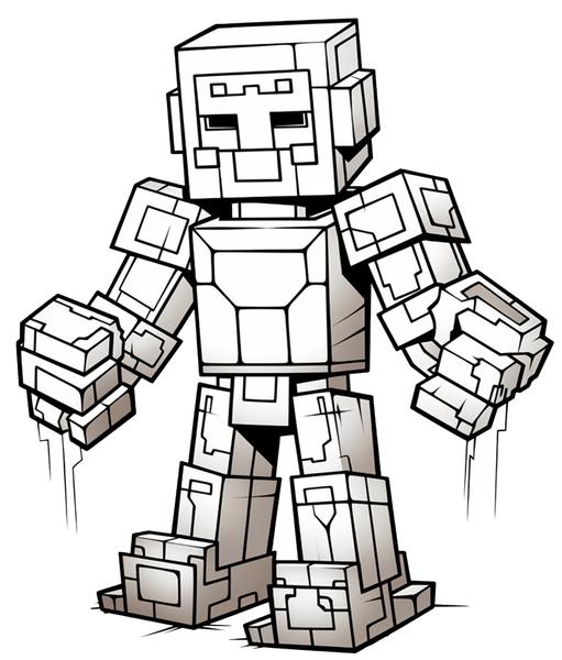 Free printable minecraft coloring pages list