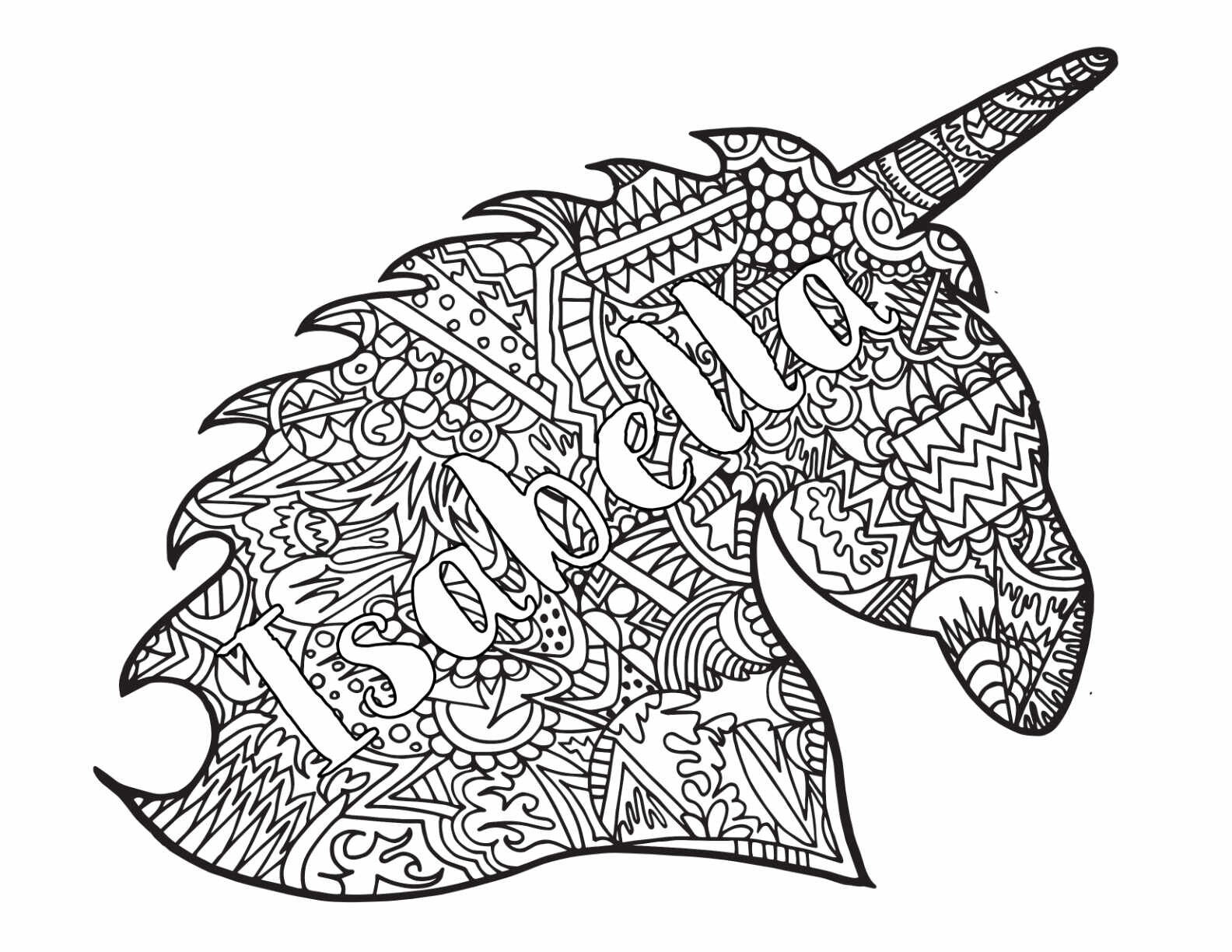 Isabella coloring pages