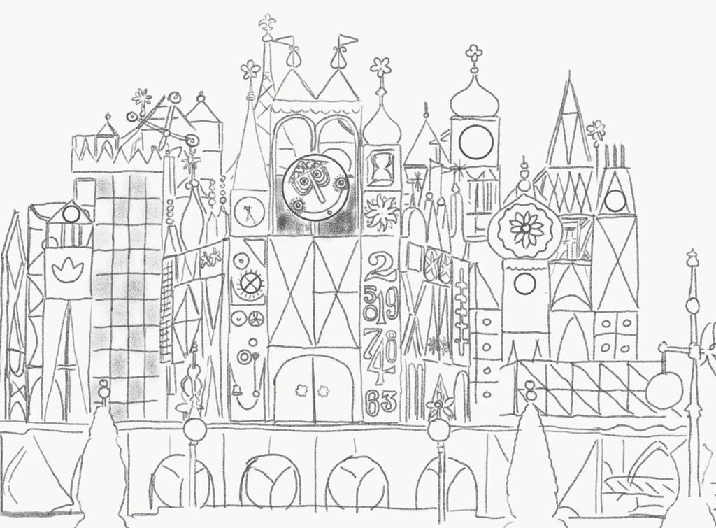 A sketch on its a small world by mr