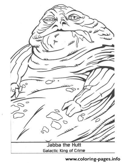 Pin by joseph morgan on jabba the hutt coloring pages jabba the hut original trilogy