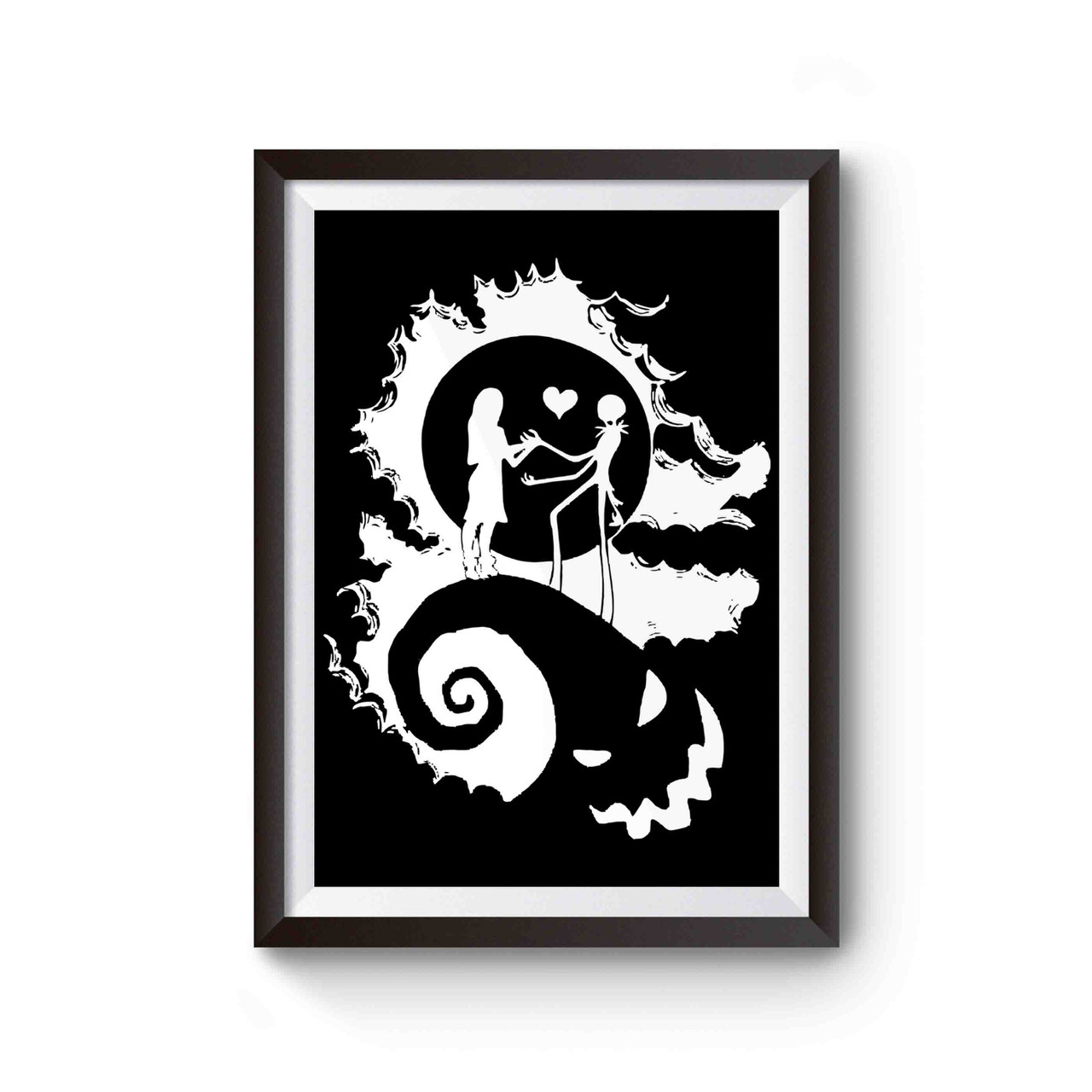 Sally and jack skellington nightmare before christmas poster