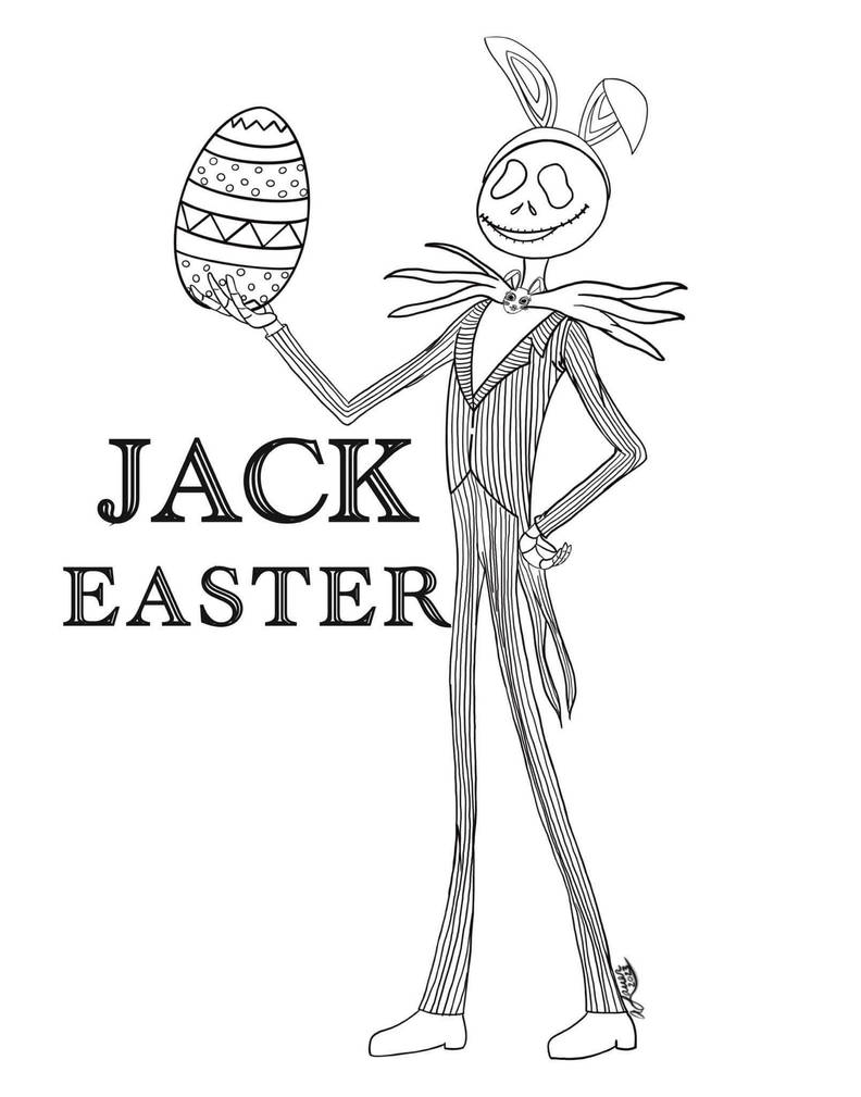 Coloring page jack easter by snodenwinterstorm on