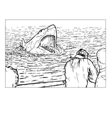 Pin by horacio gonzalez on jaws shark illustration coloring books coloring pages