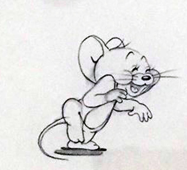 Untitled jerry from the lonesome mouse drawing x by hanna barbera