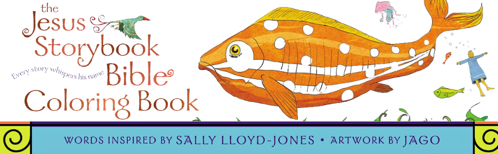 The jesus storybook bible coloring book for kids every story whispers his name lloyd