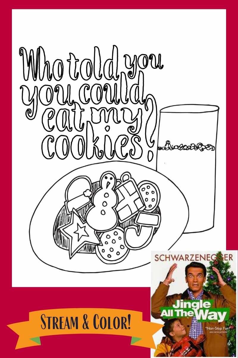 Jingle all the way movie coloring pages â stevie doodles