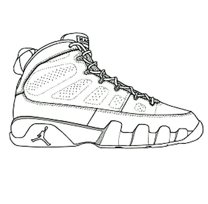Sneaker coloring pages by coloringpageswk on