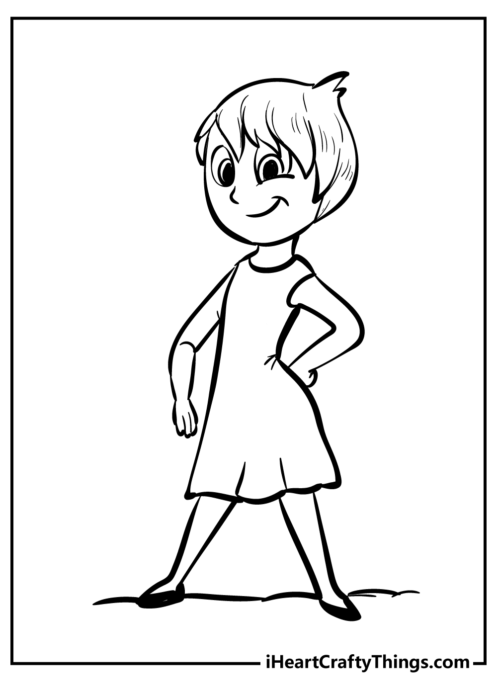 Inside out coloring pages free printables