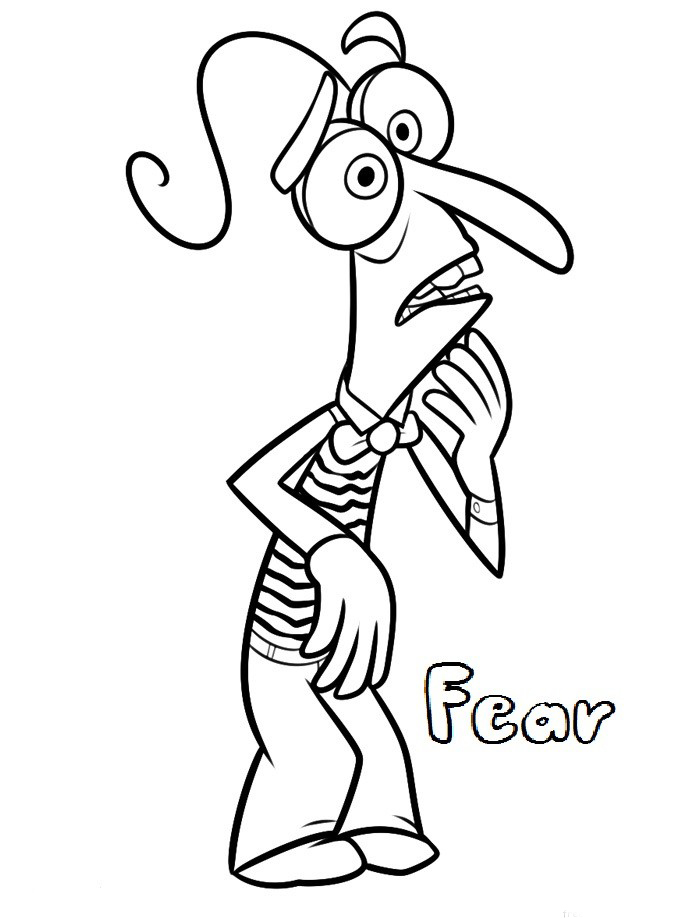 Inside out coloring pages