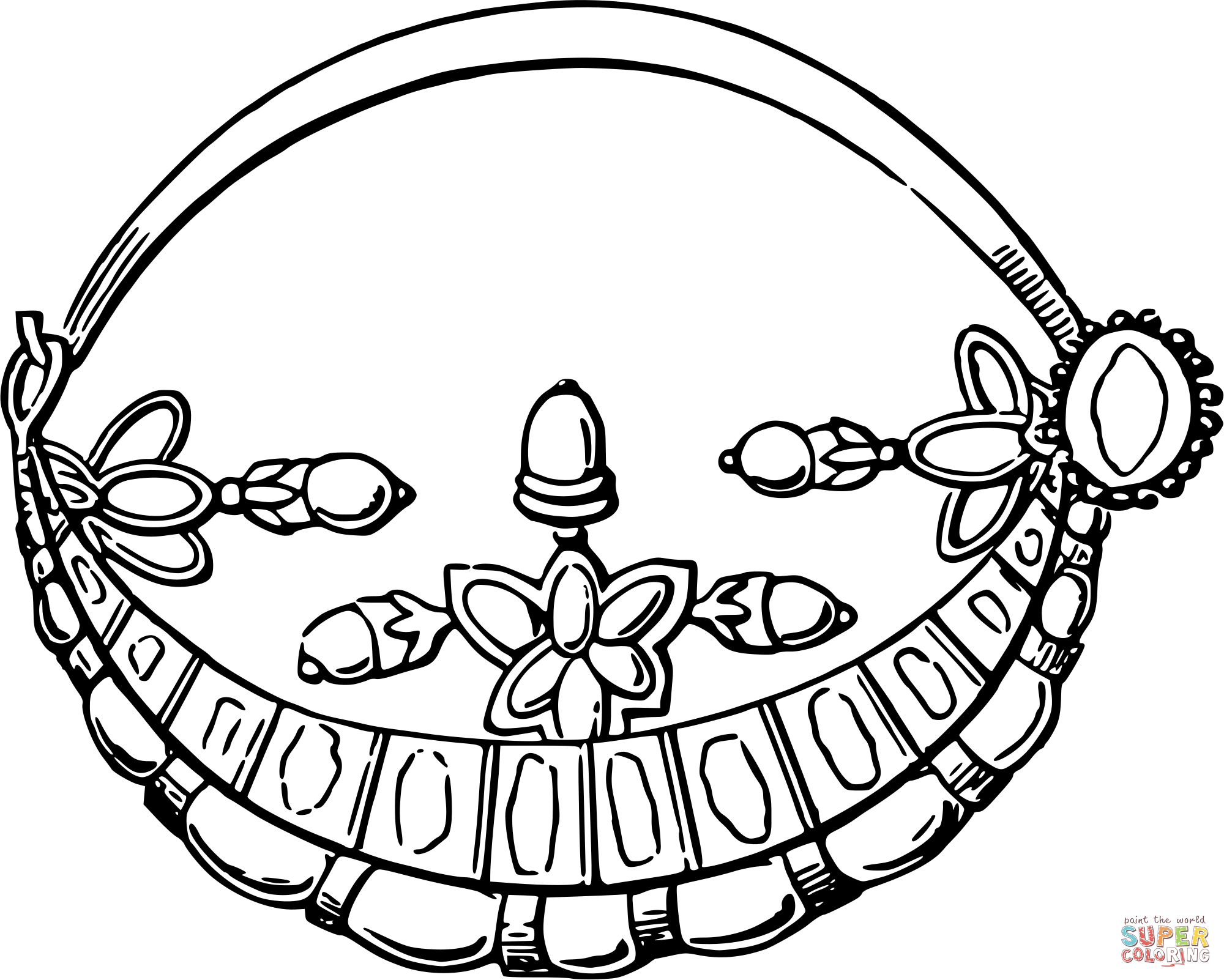 Dibujo de joyas indias antiguas para colorear dibujos para colorear imprimir gratis