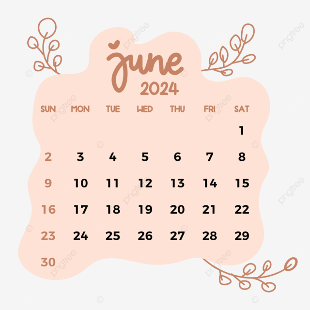 Calendar june vintage style vector june june monthly calendar png and vector with transparent background for free download