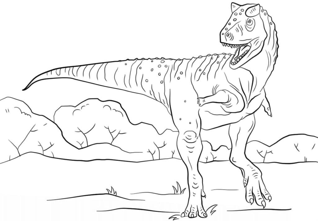 Jurassic world logo coloring page