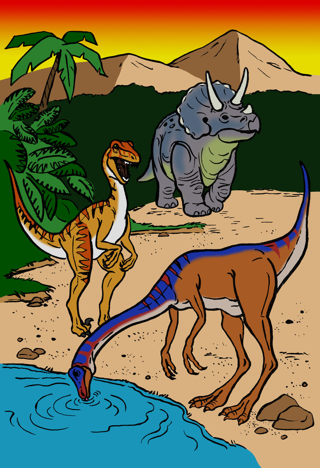 Jurassic park coloring pages