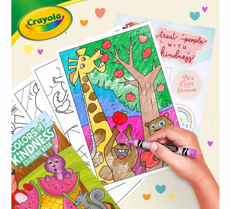 Colors of kindness coloring book pages