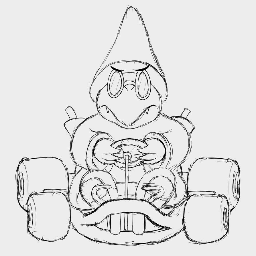 Super mario kart r magikoopa by bigdaddydowney on