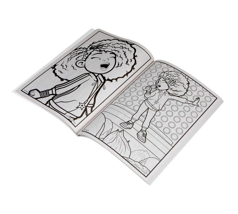 Karmas world coloring book with stickers