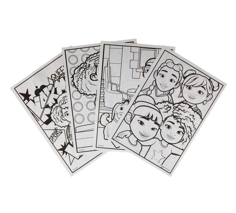 Karmas world coloring book with stickers