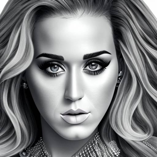 Printable celebrity colouring page katy perry by ladyvalsart on